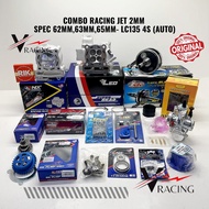 Combo  Racing Jet 2MM LC4S (Auto) LC135 Spec 62MM,63MM,65MM (IKK Jet Rod 22MM)