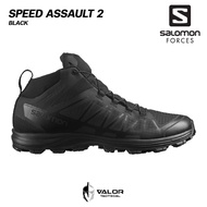 รองเท้า Salomon - Speed Assault 2 สี Black รองเท้าผู้ชาย รองเท้าทหาร รองเท้าคอมแบท รองเท้าปีนเขา ลุ