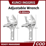 Universal Adjustable Wrench Spanner Large Spanner/ 6 mm - 68 mm Pipe Wrench/