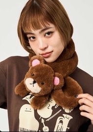 🆕 #日本代購 JP🇯🇵 📦訂購 日本限定 graniph Control Bear 毛絨圍巾 頸巾🧣  《下單前請先觀看購買購物須知》