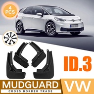 Mud Flaps For Volkswagen ID.3 VW ID3 ID 3 Splash Guards Fender MudFlaps Front Rear Mudguards Car