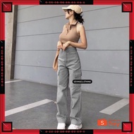 5.5 CARGO PREMIUM KIMPUL POCKET JEANS CARGO PANTS