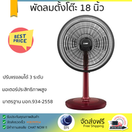 พัดลมตั้งโต๊ะ 18 นิ้ว MITSUBISHI D18A-GB CY-BL สีฟ้า ลมแรงทั่วบริเวณ ปรับส่ายซ้าย-ขวาได้ตามต้องการ ไ