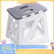 In stock-Folding Step Stool,12.9", Tall Up to 300 Lb Sturdy Plastic, Foldable Portable Small, Compac