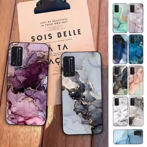 Marble Phone Case for Huawei Honor 10 i 8X C 5A 20 9 10 30 lite pro Voew 10 20 V30