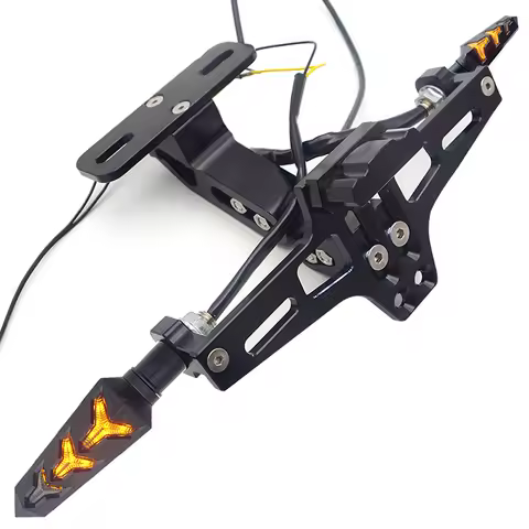 Motorcycle License Holder Rear Registeration Plate Frame Mount For Yamaha Dt 125 Aprilia Rs 125 Bmw 