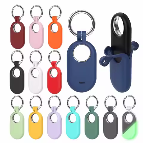 For Samsung Galaxy SmartTag 2 Locator Tracker Case Keychain Anti-Scratch Protective Skin Cover For S