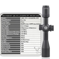 [New] Telescope DISCOVERY LHD NV 3-12X42SFIR FFP