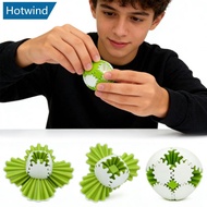 HW 3D Printed Gear Ball Cube Fidget Toy Spin Stress Relief Desk Toy Anxiety Relax Activity For Adult
