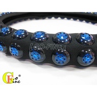 GO-FINE Good Enough 10 Get 1 Free Blue/Red Round Beads 3D Three-Dimensional Design 3.5L Massage Stee