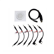 6-in-1 USB Programming Cable for Baofeng Motorola Yaesu for Icom Radio UV-5R
