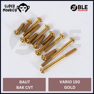 Supermonkey | CVT Block Bolts Vario 150 Gold CVT Tank/ | BLE Motor Hub
