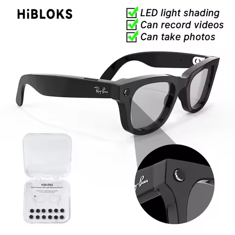 HIBLOKS For Ray-Ban Meta Wayfarer RW4008/RW4006 Skyler RW4010 RW4009/RW4009F AI intelligent Glasser 