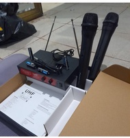 G669 PIONEER MIC WIRELESS DIGITAL DUAL MIK PIDATO SISTEM AUDIO SEMINAR