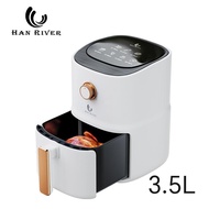 HAN RIVER หม้อทอดไร้น้ำมัน 4.2L Air fryer 1000W ไร้มัน ลมร้อน ควบคุมลูกบิดคู่ หม้อทอด ไร้มัน