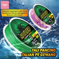 Tali Pancing 100M PE Strong Main Lines 15LBS Braided Super Fishing Line 4 Sulam Benang Pancing