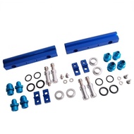 Aluminium Billet Top Feed Injector Fuel Rail Turbo Kit Blue High Quality for SUBARU WRX STI EJ20 EJ2