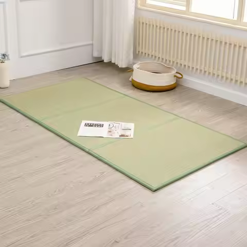 Traditional Japanese Tatami Mat, 79x39x0.5 Inches, Natural Rush Grass Floor Mattress for Sleeping, Y