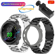 garmin forerunner 55 245 case Screen protector garmin forerunner 55 245 strap Metal strap, stainless
