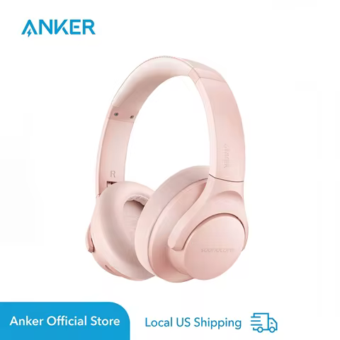 Soundcore Anker Life Q20 Hybrid Active Noise Cancelling, Wireless Over Ear Bluetooth Headphones, 60H