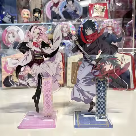 Narutos Anime Peripheral Sasuke Haruno Sakura 3rd Anniversary Commemorative Acrylic Plaque Homemade 