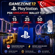 PlayStation PSN Singapore Gift Card | 15 20 30 40 50 SGD | Instant Auto Delivery