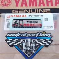STICKER, LOGO, EMBLEM 60TH ANNIVERSARY WORLD GP ORIGINAL YAMAHA 2PV-F3395-00