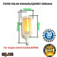 Km186fa SOLAR FILTER/ KDE6500 GENSET