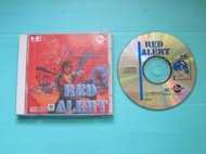 原裝日卡PC-Engine CD   RED ALERT 紅色警戒  圖片內容為實物