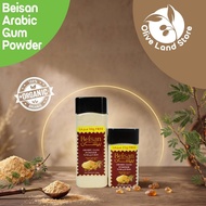 Beisan Arabic Gum Powder (Gam Arab Asli) | Natural Gum Arabic Fiber Drink | Serbuk Gam Arab Halus | 