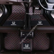 Honda Fit/ Jazz Right hand drive RHD Car Mat Leather Car Floor Mat Car Carpets Carpet Karpet Leather