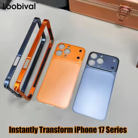 2in1 Metal Frame InstantlyTransformm 17Series Alloy Case For iPhone 13 14 15 16 Pro Max Better Heat