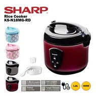 Rice Cooker Sharp Ox-18Mg-Rd Rice Cooker 1.8 Liter Capacity