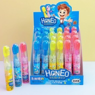 Ledi Candy Toy Shiny Toothbrush Candy Mixed Fruit Flavor Toothbrush Shape Popping Candy Flashing Toy