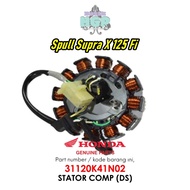 Spull K41 Supra X 125 Fi, Stator Comp (Ds) Original AHM - 31120K41N02