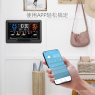 Graffiti Temperature and Humidity Weather Forecast Indoor and Outdoor New Product5Days WIFI Alarm Cl