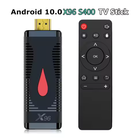 X96 S400 Mini TV Stick Android 10 Smart TV Box WiFi 4K H.265 HEVC Allwinner H313 Set Top Box Google 