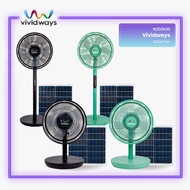 K2 VIVIDWAYS SOLAR FAN N20 Solar Table Fan/N30 Solar Stand Fan