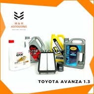 TOYOTA AVANZA 1.3 ENGINE OIL 20W50 + OIL FILTER + AIR FILTER COMBO SET