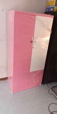 ตู้เสื้อผ้า 80ซม. [จัดส่งฟรี] ไม้MDF  กว้าง80cm.สูง170cm.ลึก50cm. สีขาว