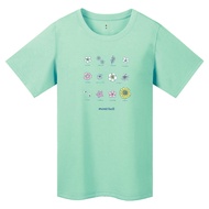 MONTBELL Wickron Tee (Mountain Wildflowers) 女裝快乾透氣 T-shirt - 綠色