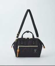 Anello日本黑色手袋斜背袋