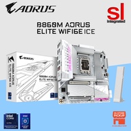 Aorus B860M AORUS Elite WIFI6E ICE LGA 1851 Gaming Motherboard