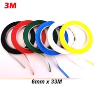 6mmx33M 3M 471 Premium Perfomance Strong Vinyl Tape Bundle Set for Decoration, Masking Accept Custom