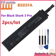 2ชิ้น/ล็อต BS05FA 2500MAh Xiaomi Original สำหรับ Black Shark 3 Pro แบตเตอรี่ของแท้ + เครื่องมือฟรี