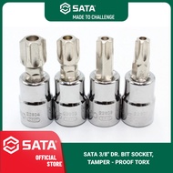 SATA 3/8" DR. BIT SOCKET, TAMPER - PROOF TORX / RESISTORX BIT SOCKET / STAR BIT SOCKET / T45 / T50 /
