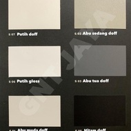 Terbaru Supercon Sheet 1 Roll Isi 50M Putih Hitam Doff Gloss Abu Muda Tua Dof Sheet By Taco Original