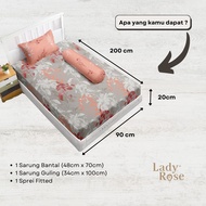 TERBARU Lady Rose - Sprei Single 90x200x20 - Paskal NON COD