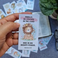 [SG SELLER] 10 Pcs Bible Verse Cards with Assorted Bible Verses Mini Scripture, Prayer Group/ Christ