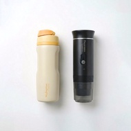 All-Day Energy Bundle: Heypresso Coffee Machine 2.0 + Hidration HiSip Water Bottle